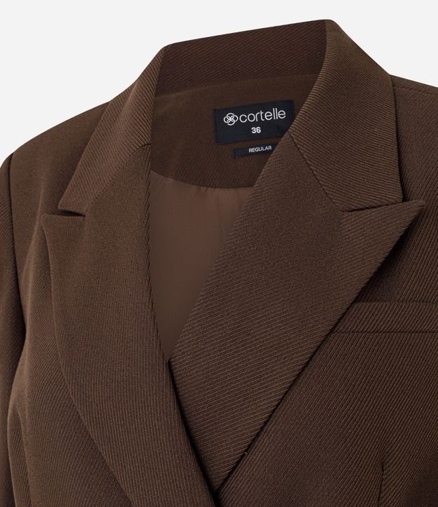 Blazer Oversized Estructurado con Botones Traspasados 8