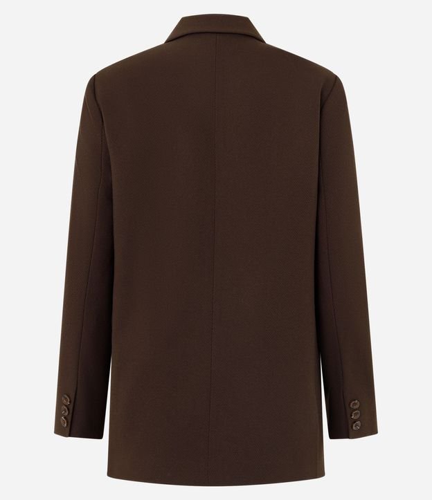 Blazer Oversized Estructurado con Botones Traspasados 9