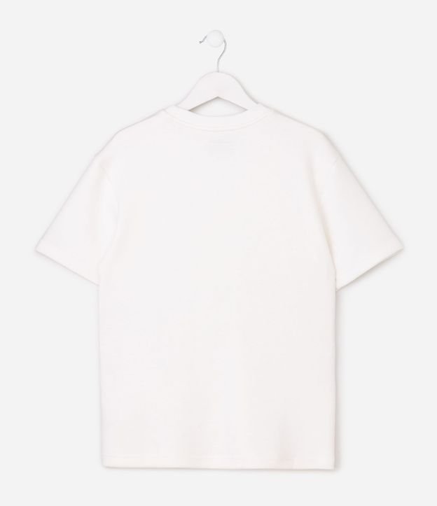 Remera Infantil Minecraft con Relieve - Tam  5 a 14 años 3