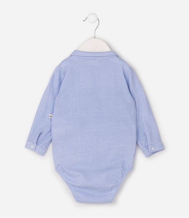 Body Bebé Camisa en Algodón con Botones - Talle 0 a 18 Meses 3
