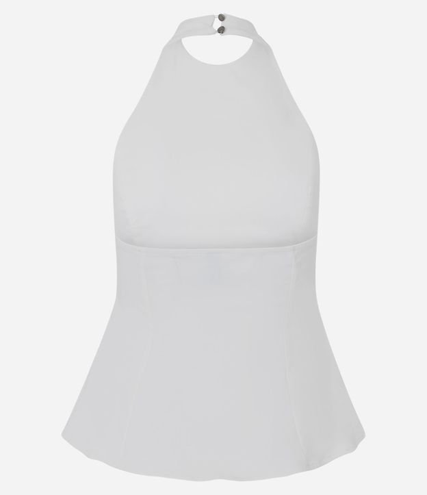 Blusa Peplum Frente Única en Bengalina 2
