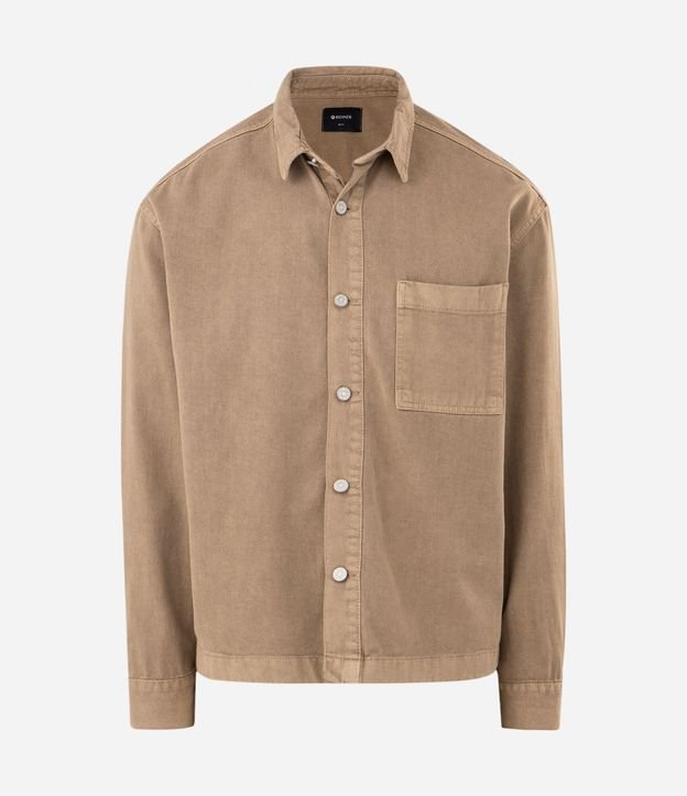 Camisa Boxy Sarga Cationizada Manga Larga 4