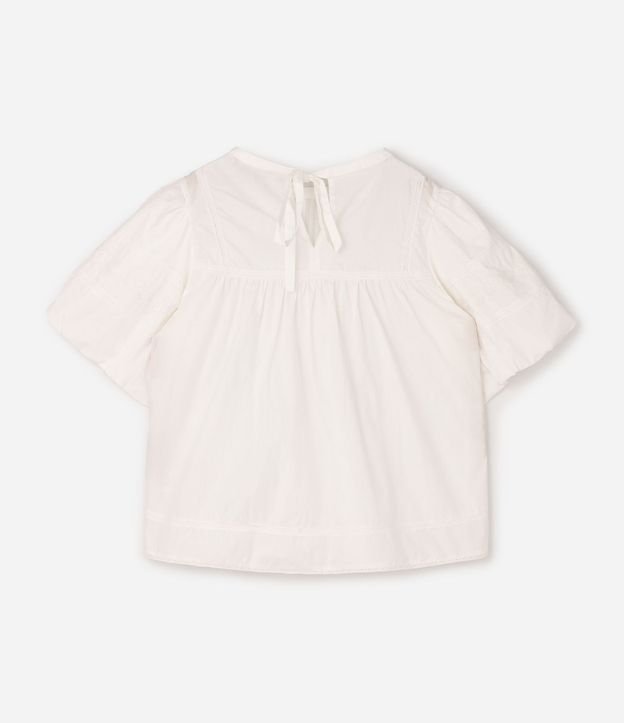 Blusa Regular en Algodón con Entremedios Curve & Plus Size 6