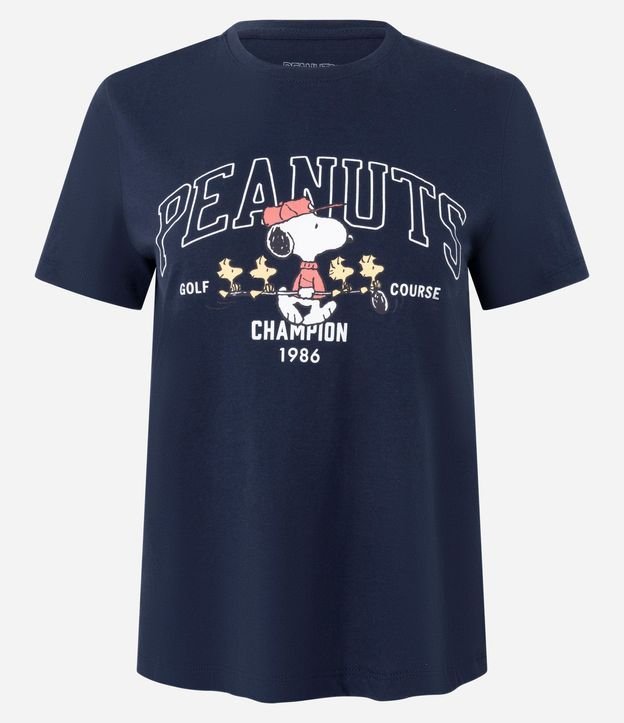 Remera Regular en Algodón con Estampado Peanuts 5