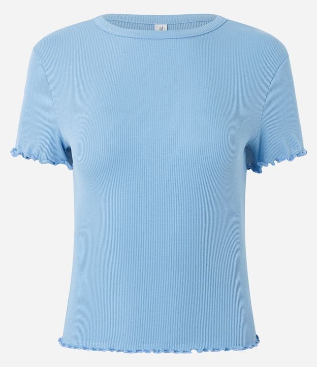 Blusa Manga Corta con Cuello Redondo 5
