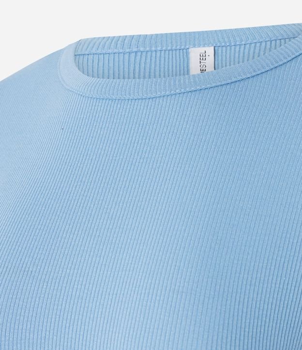 Blusa Manga Corta con Cuello Redondo 6