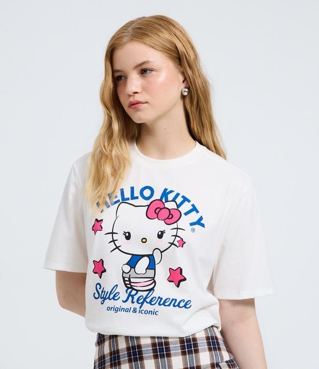 Remera en Algodón con Estampa de Hello Kitty Moods