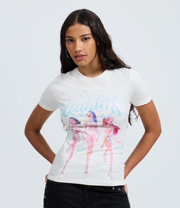 Remera en Algodón con Estampado Huntrix