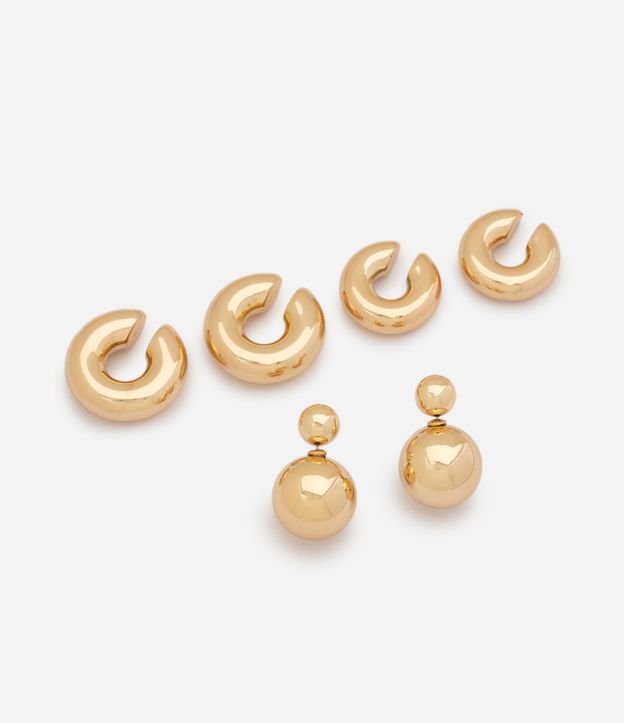 Kit con 01 Par de Caravanas y 04 Piercings 2