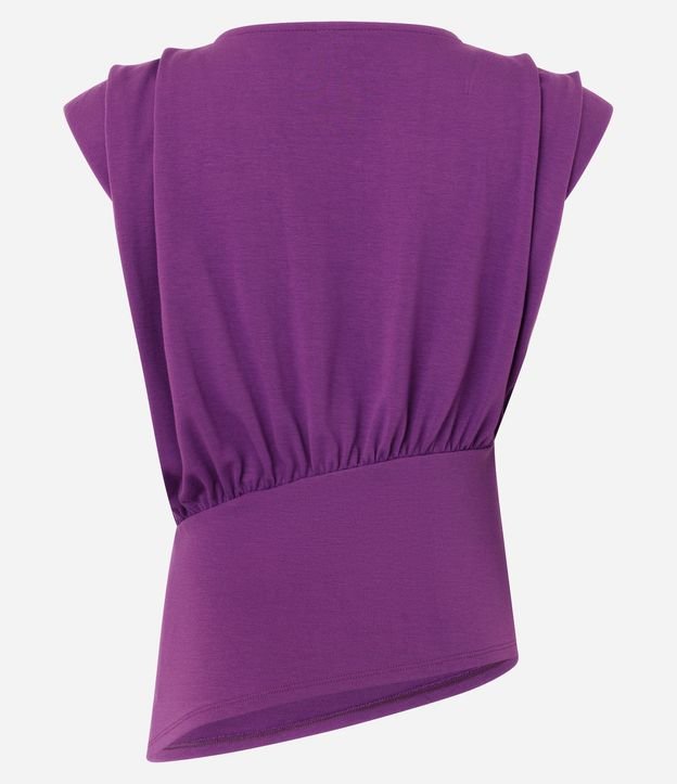 Blusa en Ponto Roma con Hombrera y Canesú 6