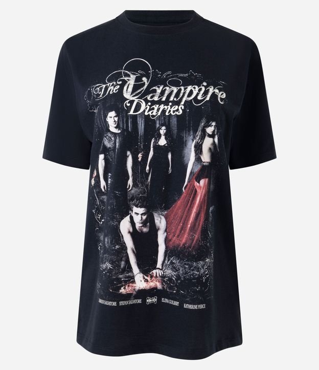 Remera en Algodón con Estampado The Vampire Diaries 5