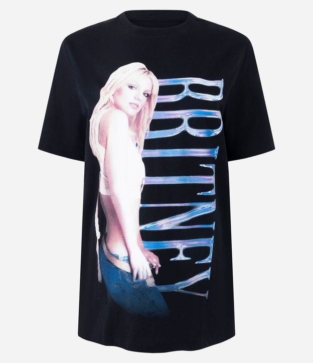Remera en Algodón con Estampado Britney Spears 5