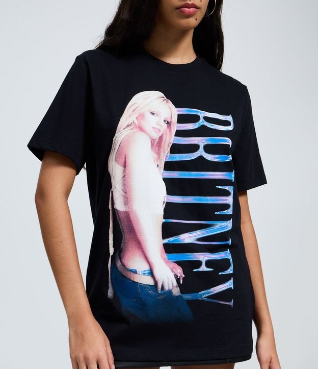 Remera en Algodón con Estampado Britney Spears 3