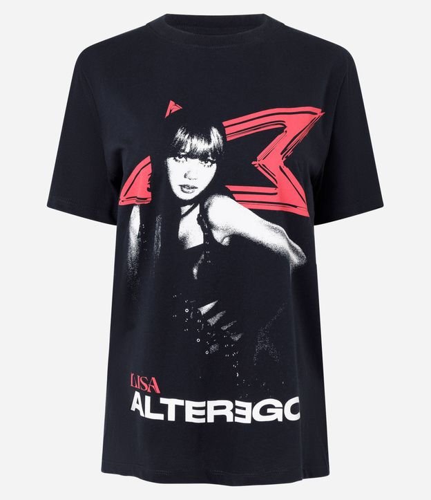Remera con Estampa de la Cantante Lisa del Album Alterego 5