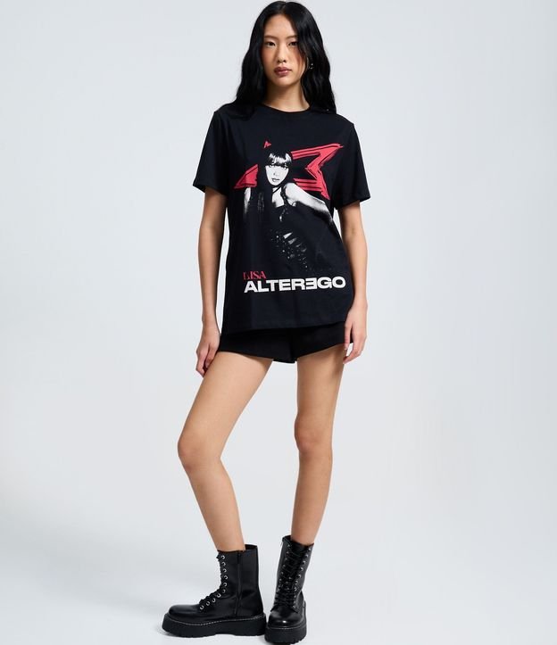 Remera con Estampa de la Cantante Lisa del Album Alterego 2