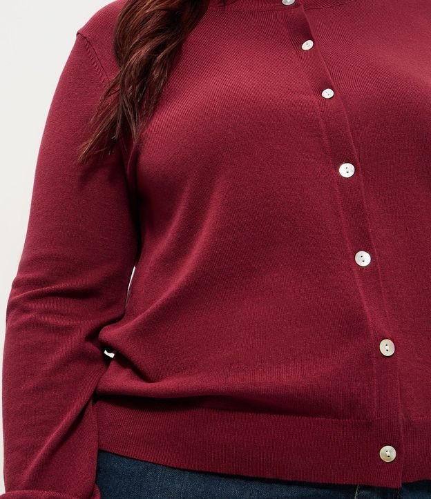 Cardigan Regular Básico en Punto Curve & Plus Size 3