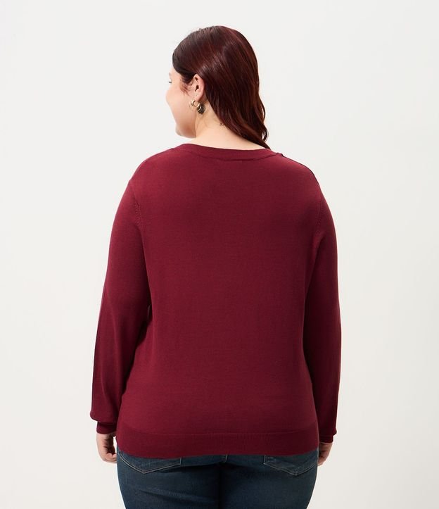 Cardigan Regular Básico en Punto Curve & Plus Size 4