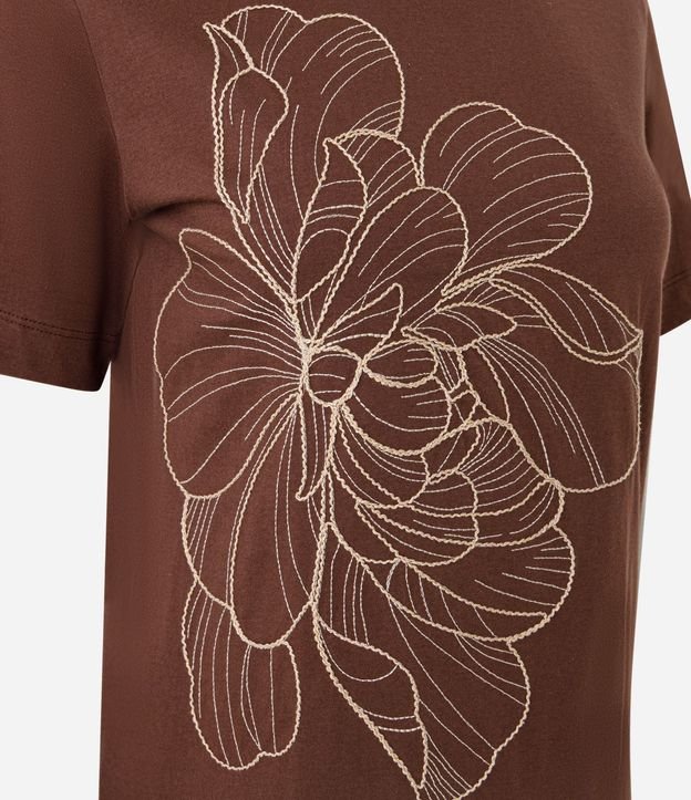 Blusa en Algodón con Bordado de Flor 6
