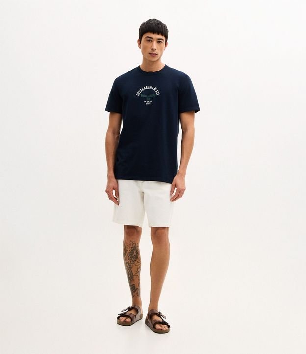 Remera Manga Corta con Lettering Copacabana 2