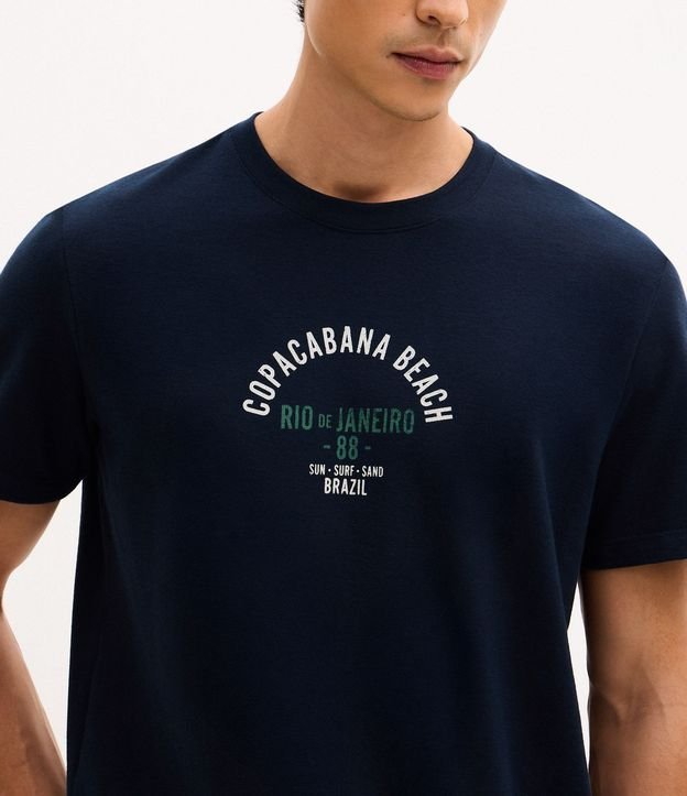 Remera Manga Corta con Lettering Copacabana 4