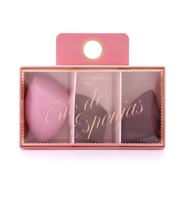 Conjunto de Esponjas de Maquillaje Alchemia – 3 Unidades