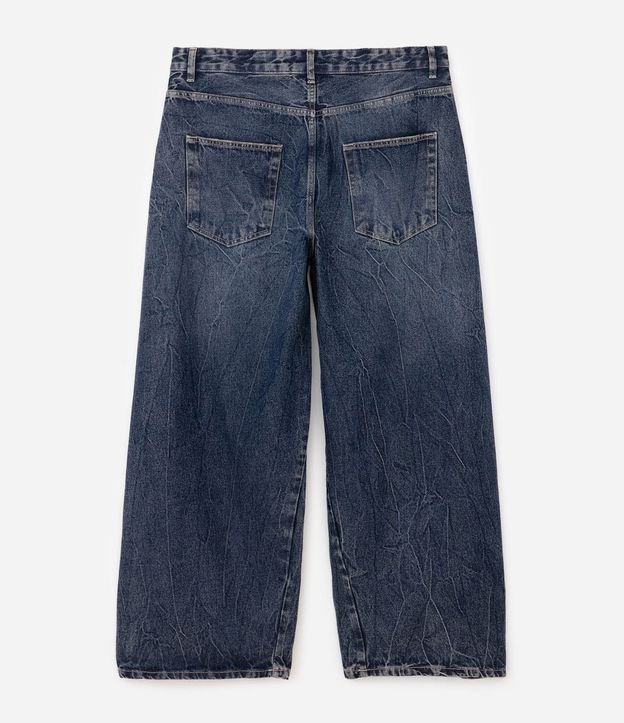 Pantalón Jean Barrel con Costuras Desplazadas 5