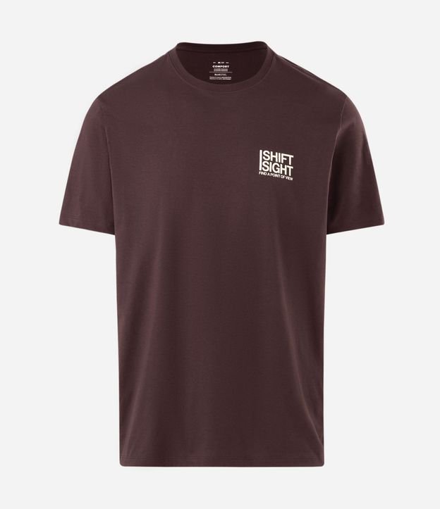 Remera Comfort en Algodón Peruano con Estampa del Mapa