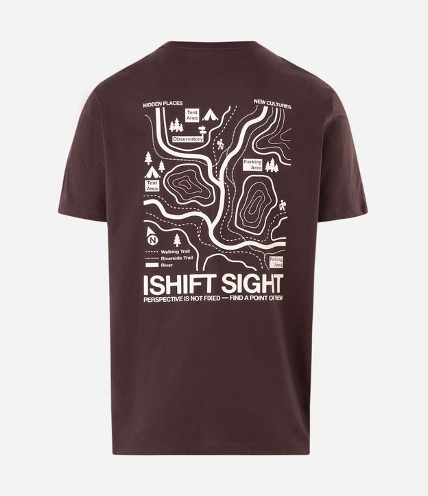 Remera Comfort en Algodón Peruano con Estampa del Mapa 5