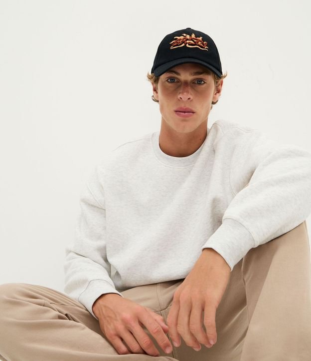 Gorra en Sarga con Lettering