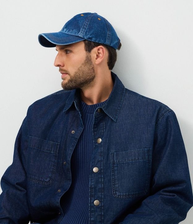 Gorra Jeans Azul en Sarga