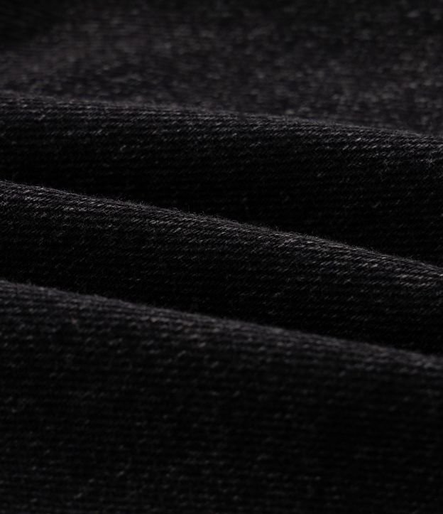 Chaqueta Masculina de Jeans Negra Boxy con Cierre 6