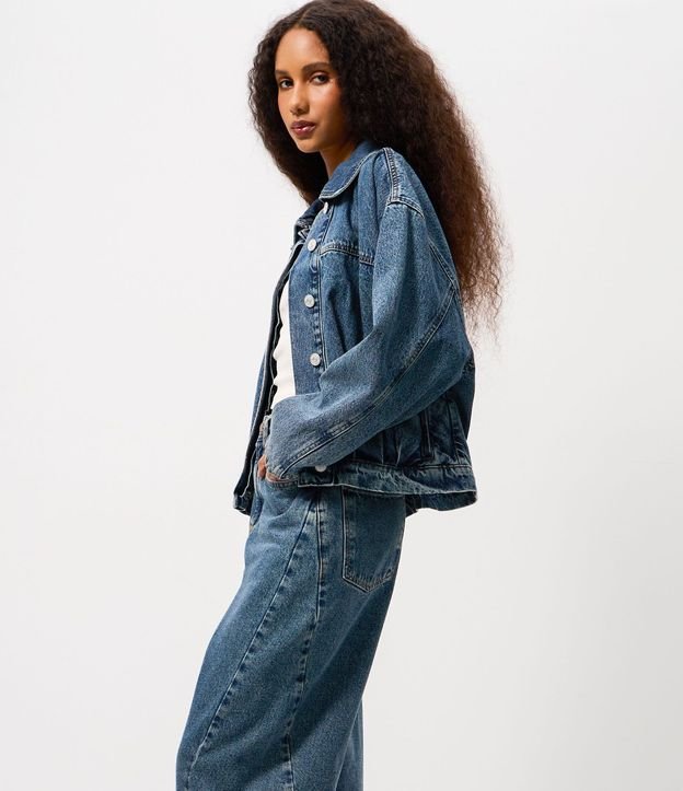 Pantalón Balloon en Jeans con Cintura Alta 3