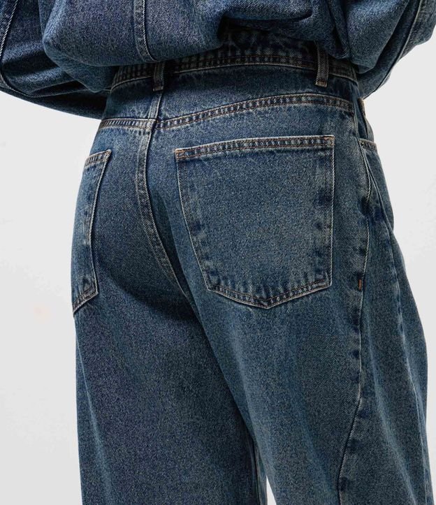 Pantalón Balloon en Jeans con Cintura Alta 4