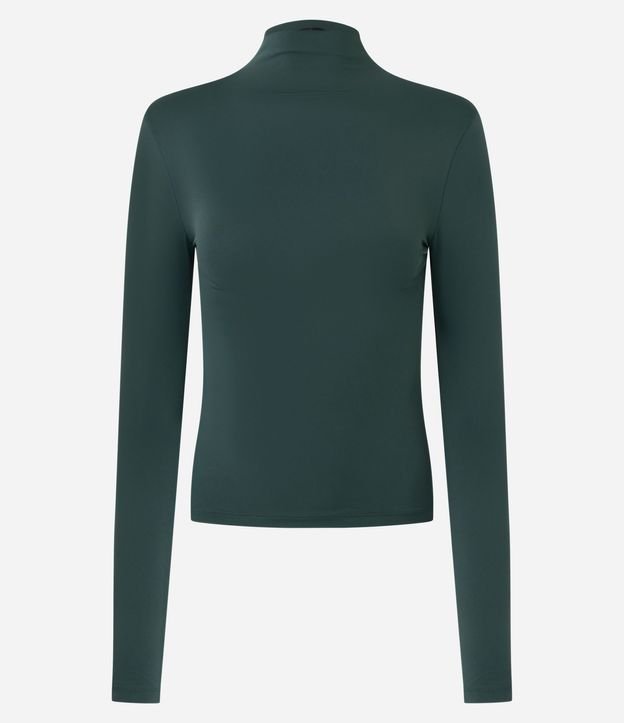 Blusa en Poliamida con Cuello Alto 2