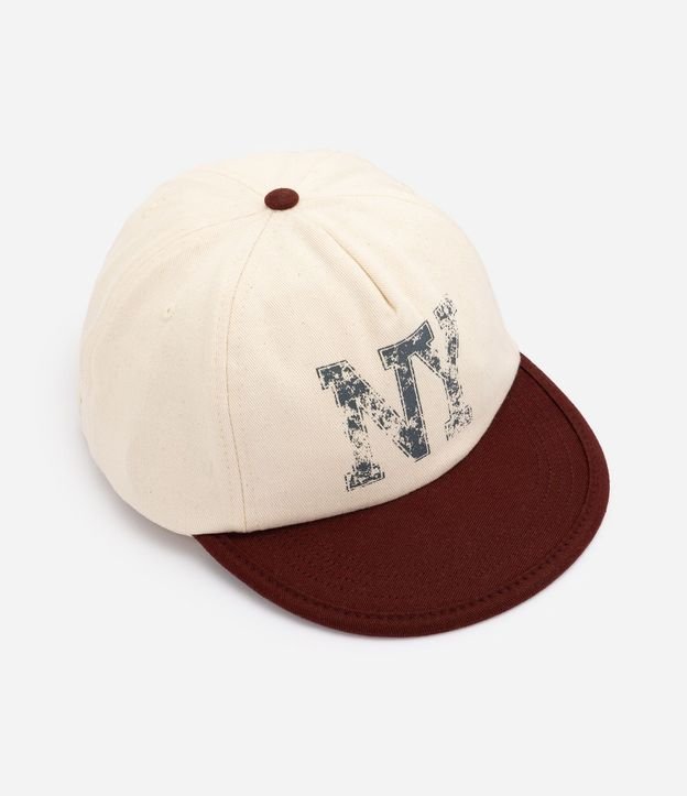 Gorra Aba corta NY Lettering Algodón 2