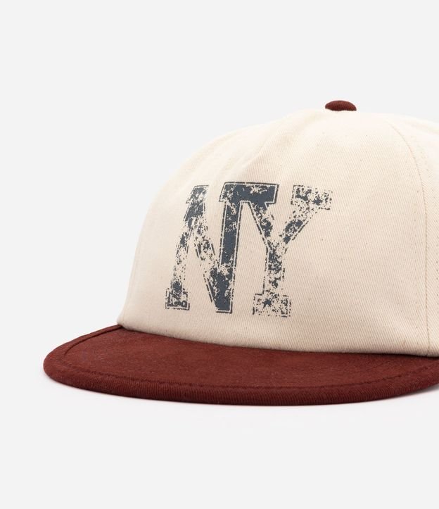 Gorra Aba corta NY Lettering Algodón 5
