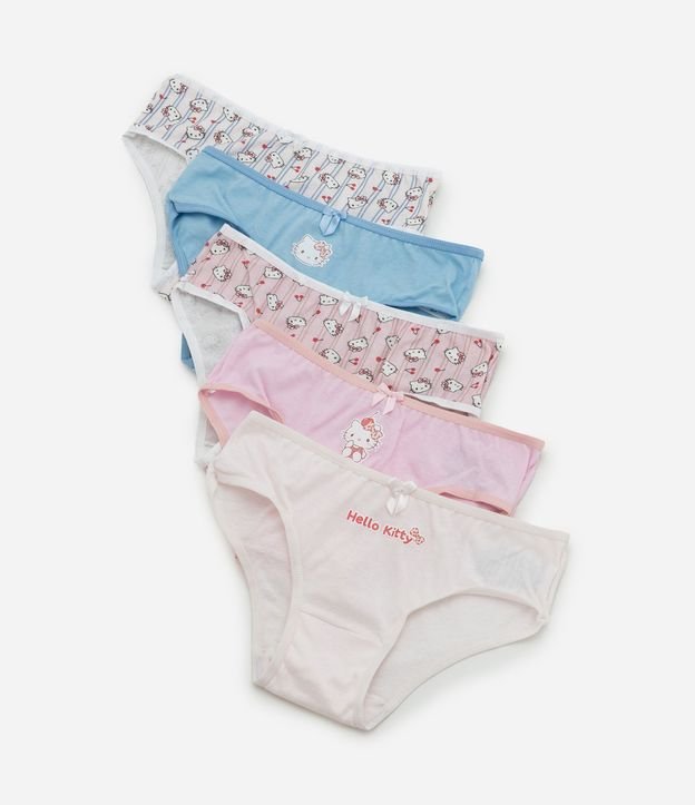Kit 05 bombachas Infantil Slip Hello Kitty – Talle 4 a 14 años