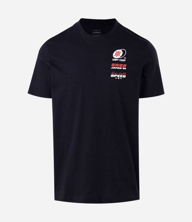 Remera Comfort Manga Corta en Algodón con Estampado Drift Tokyo 5