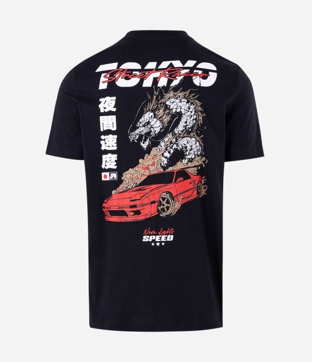 Remera Comfort Manga Corta en Algodón con Estampado Drift Tokyo 6