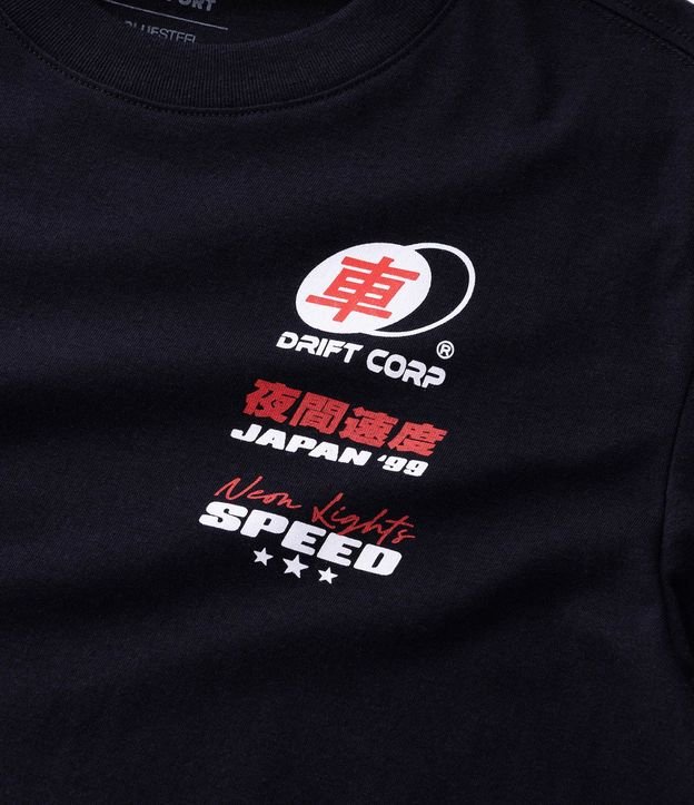 Remera Comfort Manga Corta en Algodón con Estampado Drift Tokyo 8