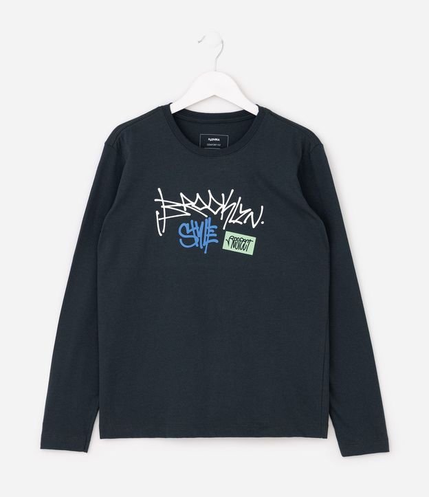 Remera Infantil con Estampa Grafite Brooklyn Style – Talle 5 a 14 años 2