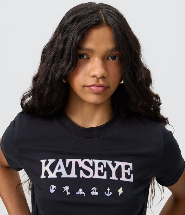 Remera en Algodón con Estampa de Katseye con Lettering 3