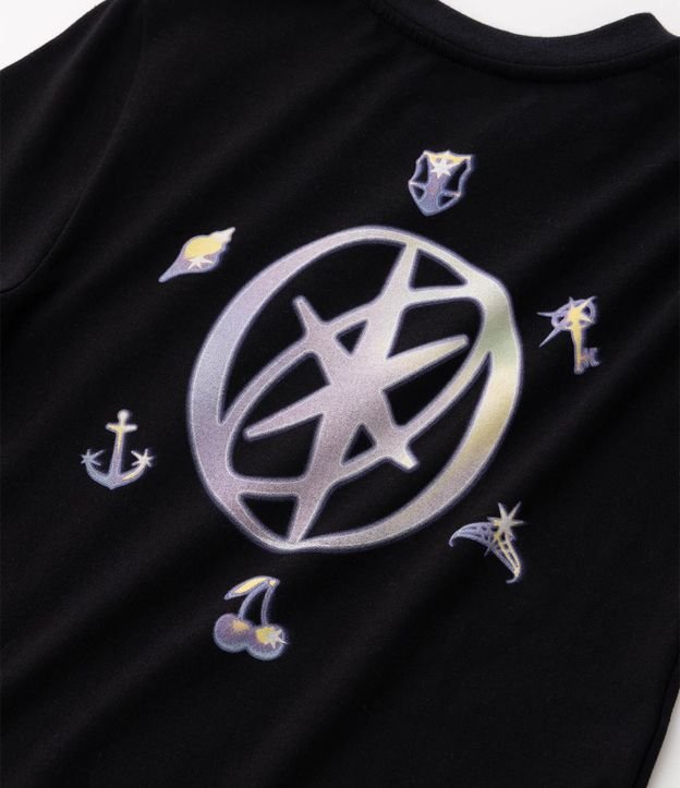 Remera en Algodón con Estampa de Katseye con Lettering 8