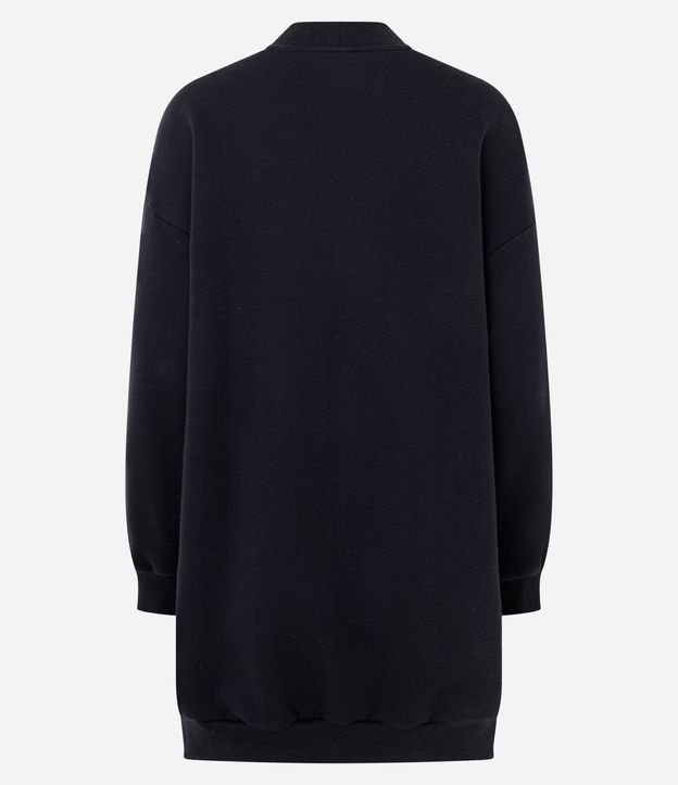 Vestido Corto en Algodón con Cuello Alto 6