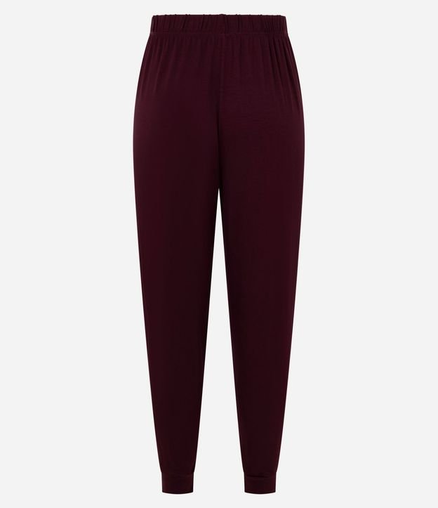 Pantalón de Pijama Jogger en Viscolycra con Cintura Elástica 6