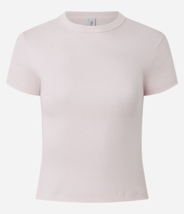 Blusa Ajustada en Algodón con Mangas Cortas 2