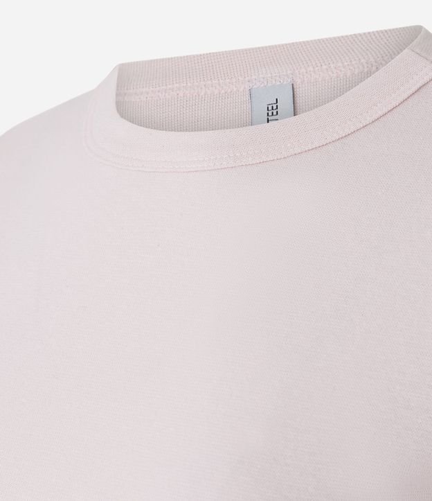 Blusa Ajustada en Algodón con Mangas Cortas 3