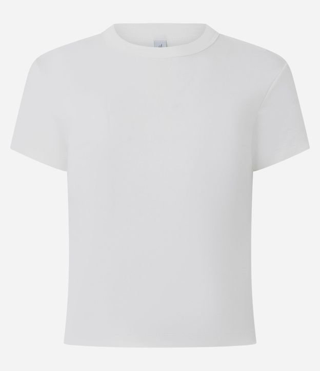 Blusa Ajustada en Algodón con Mangas Cortas 2