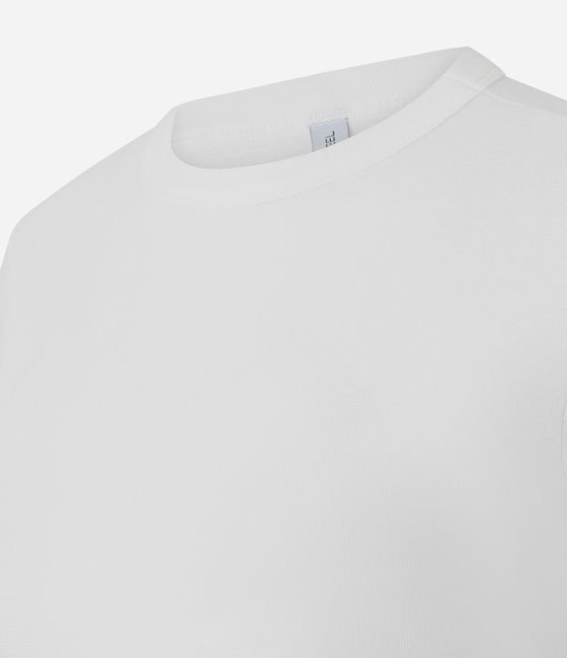 Blusa Ajustada en Algodón con Mangas Cortas 3