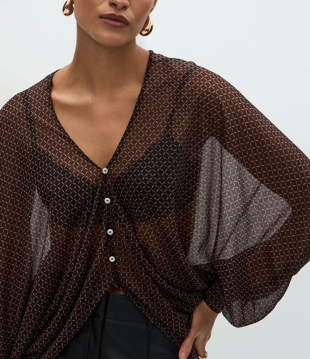 Blusa Amplia con Mangas Largas 4